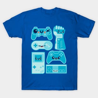 Cute as Buttons Kawaii Video Game Controllers T-Shirt